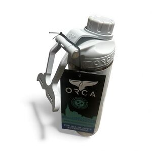 ORCA Hydra Pearl White 22 oz Stainless Steel Water Bottle NWT